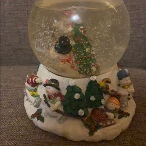 Christmas snow globe